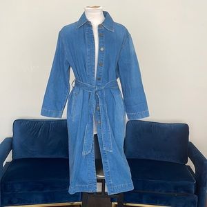 Who What Wear Long Denim Coat Jacket